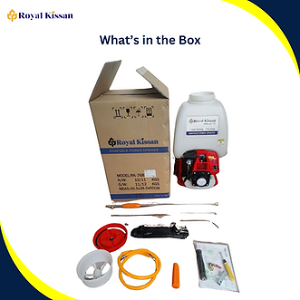 Royal Kissan 4-Stroke 139F Knapsack Power Sprayer – 31.5 cc Engine with 20 L Tank